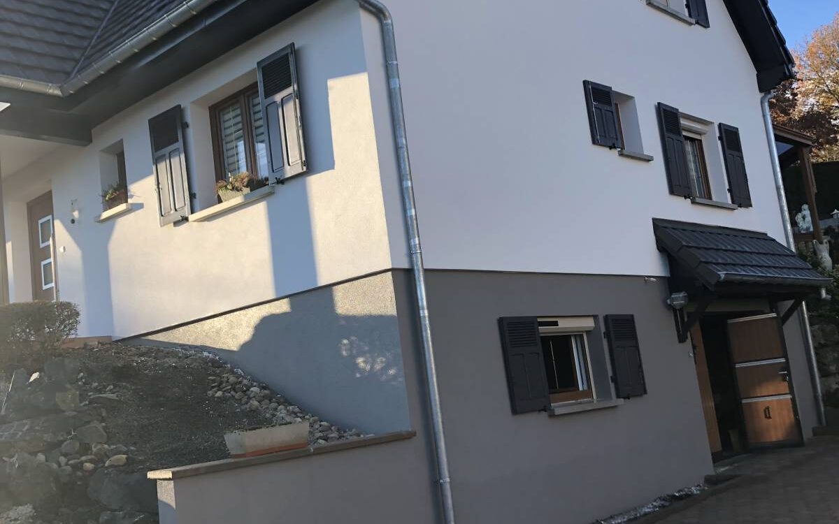 Ravalement de façade à Strueth dans le Haut-Rhin Pfastatt